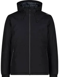 Herren Jacke MAN JACKET FIX HOOD, NERO, 52