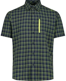 Herren Hemd MAN SHIRT, B.BLUE-LIME, 54