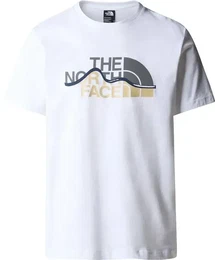 Herren Shirt M S/S MOUNTAIN LINE, TNF WHITE, S