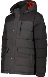 Herren Jacke MAN LONG JACKET SNAPS HOOD, DUST MEL., 54