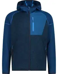Herren Kapuzensweat MAN JACKET FIX HOOD, PETROL-B. BLUE, 56