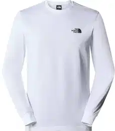 Herren Shirt M L/S REDBOX TEE, TNF WHITE, XS