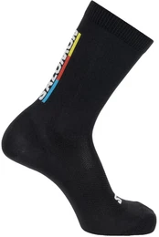 Pulse Race Flag Crew Chaussettes - Noir - S