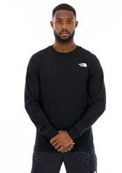 The North Face Shirt M L/S Easy Tee grau / schwarz / wei
