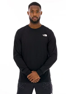 The North Face Shirt M L/S Easy Tee grau / schwarz / wei