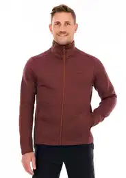 Essential Midfleece vtement running homme - Rouge - M