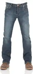 Herren Jeans Roden Bootcut Bootcut Lane Wash Tiefer Bund Knopfleiste W 33 L 34