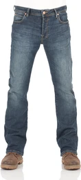 Herren Jeans Roden Bootcut Bootcut Lane Wash Tiefer Bund Knopfleiste W 28 L 32