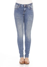 Damen Jeans Nicole Skinny Fit Skinny Fit Yule Wash Normaler Bund Reiverschluss W 29 L 36
