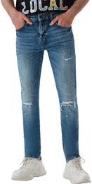 Herren Jeans JOSHUA Slim Fit Lemos Safe Wash 54008 Tiefer Bund Reiverschluss W 31 L 32
