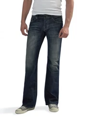 Herren Jeans Tinman Bootcut Blau Bootcut Blau Normaler Bund Knopfleiste W 31 L 32