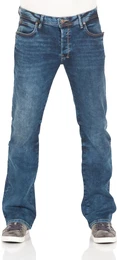 Herren Jeans Roden Bootcut Bootcut Blau Lapis Wash Tiefer Bund Knopfleiste W 31 L 30