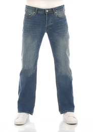 Herren Jeans TINMAN Bootcut Giotto Wash 2426 Tiefer Bund Knopfleiste W 33 L 34