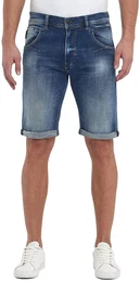 Herren Jeans Bermuda Short DARWIN Saloso Undamaged Wash 54988 Tiefer Bund Reiverschluss S
