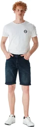 Herren Jeans Bermuda Lance Slim Fit Blau Slim Fit Morado Wash 53613 Normaler Bund Reiverschluss S