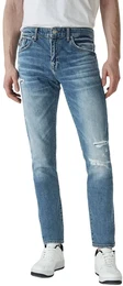 Herren Jeans Joshua Slim Fit Adona Wash 53609 Tiefer Bund Reiverschluss W 36 L 32