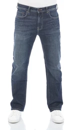 Herren Jeans Hose PaulX Straight Fit Straight Fit Iconium Wash Normaler Bund Reiverschluss L 32
