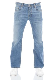 Jeans Hose Herren Bootcut Timor Bootcut Aiden Wash Tiefer Bund Knopfleiste L 34