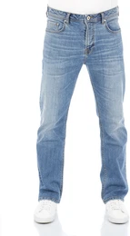 Herren Jeans Hose PaulX Straight Fit Straight Fit Aiden Wash Normaler Bund Reiverschluss L 32