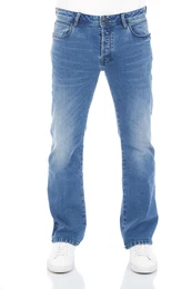 Herren Jeans Hose Roden Bootcut Bootcut Cletus Wash Tiefer Bund Knopfleiste L 30