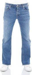 Jeans Hose Herren Bootcut Timor Bootcut Stormi Wash Tiefer Bund Knopfleiste L 32
