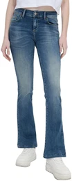 Damen Jeans FALLON Flared Fit Flared Darla Wash 55287 Normaler Bund Reiverschluss W 28 L 32
