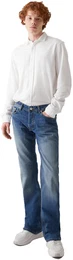 Tinman Jeans Bootcut in Mittelblau-W34 / L30
