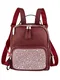 Batoh s třpytivými kamínky MONA Bordó