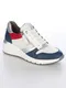 Tenisky s klínovým podpatkem Liva Loop Modrá/Bílá/Červená
