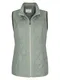 Prošívaná vesta z mixu materiálů Paola Šedo-zelená Prošívaná vesta z mixu materiálů Paola Šedo-zelená