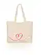 Shopper Přírodní/Pink