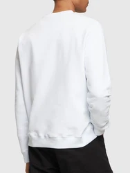 Sweatshirt Aus Baumwolljersey Mit Logodruck Weiß
