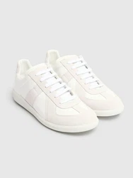 Sneakers Aus Leder Und Wildleder replica Grau