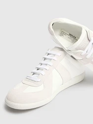 Sneakers Aus Leder Und Wildleder replica Grau