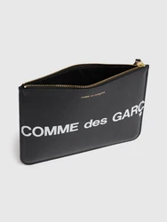 Maxi Lederpouch Mit Logo 