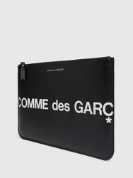 Maxi Lederpouch Mit Logo 