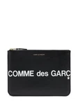 Maxi Lederpouch Mit Logo 