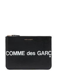 Maxi Lederpouch Mit Logo