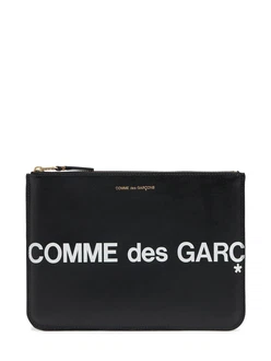 Maxi Lederpouch Mit Logo