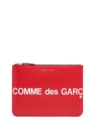 Maxi Lederpouch Mit Logo 
