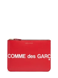 Maxi Lederpouch Mit Logo