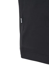 T-Shirt Aus Baumwolljersey Mit Logodruck Schwarz