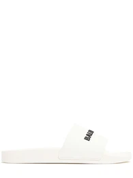 Sandalen Aus Gummi Mit Logo