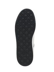 Ledersneakers Grau