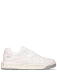 Ledersneakers Creme