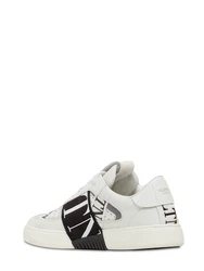 Sneakers Aus Leder Grau
