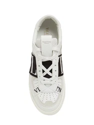 Sneakers Aus Leder Grau