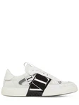 Sneakers Aus Leder Grau