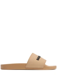 Sandalen Aus Gummi Mit Logo