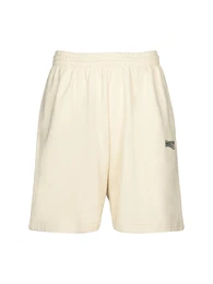 Trainingsshorts Aus Baumwolle Mit Logostickerei